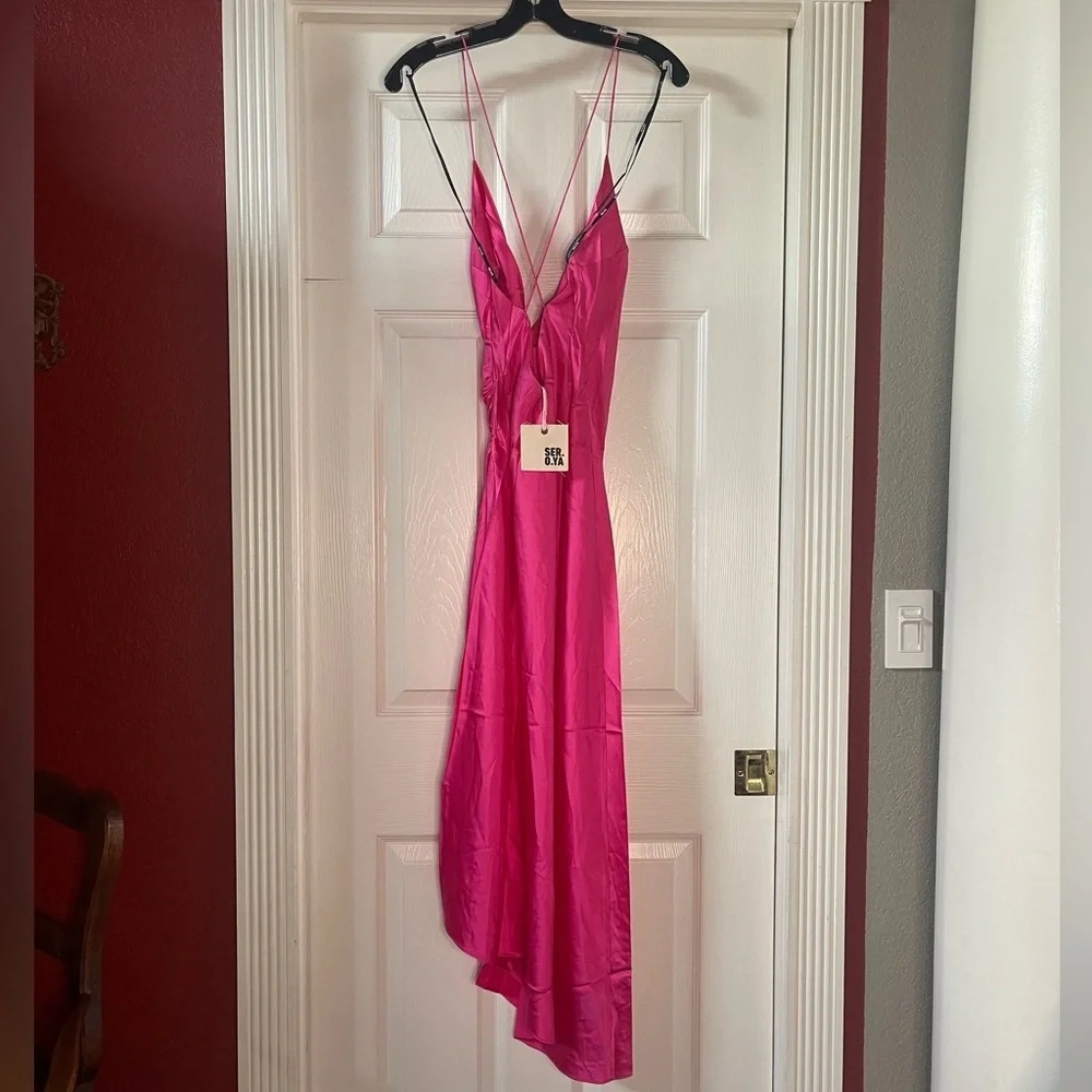 NWT SER.O.YA Emma Silk Dress - Picture 5 of 8